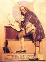 Rockwell, Norman - Ben Franklin's Sesquicentennial